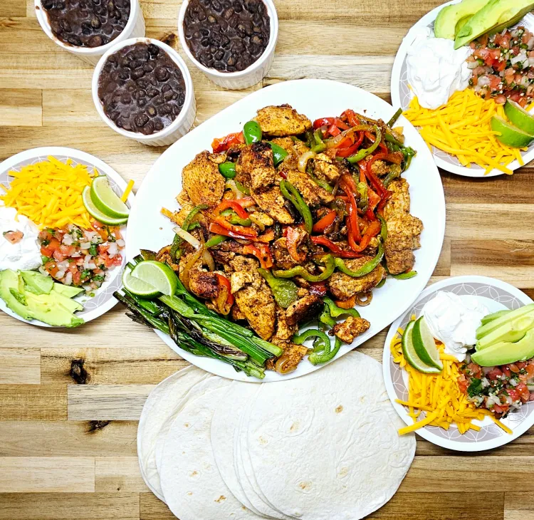 Fajita Set Up